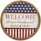 11.75" Welcome to Our Backyard Americana Framed Wall Sign